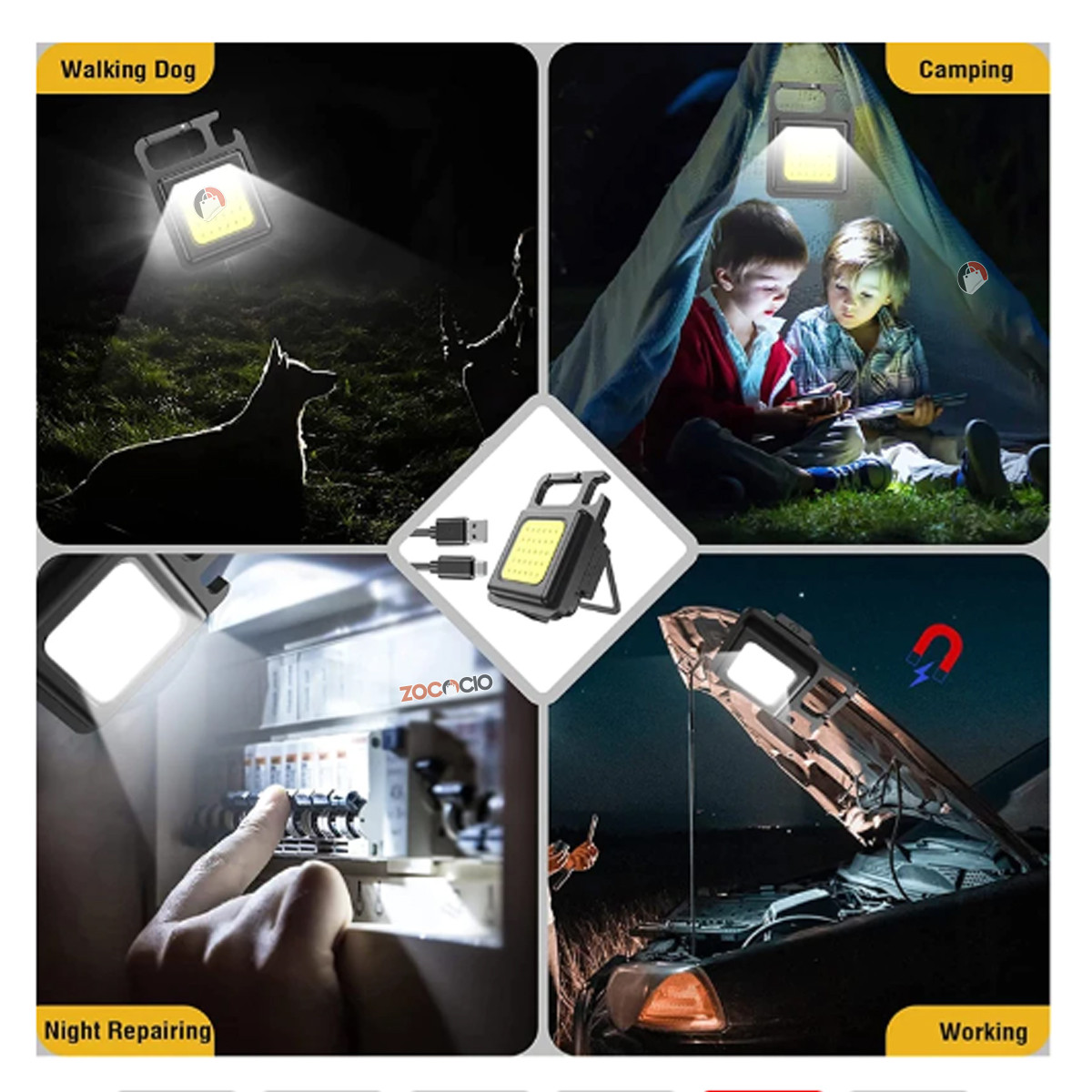 Miniatura 3 de Mini Linterna Led Potente Bolsillo USB